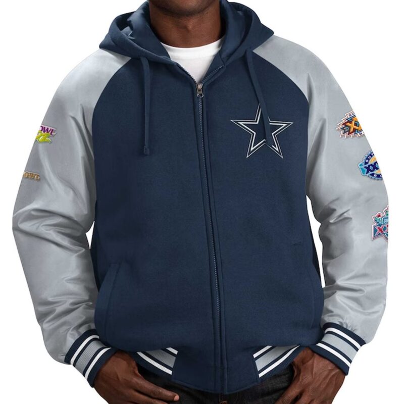 Dallas Cowboys 5X Super Bowl Champions Varsity Jacket
