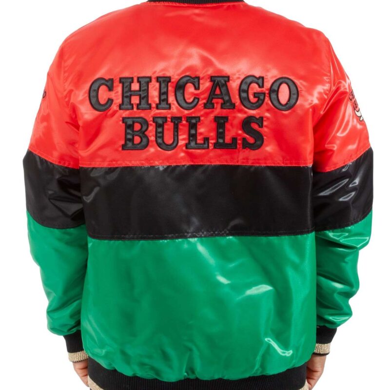 75th Anniversary Chicago Bulls Color Block Jacket