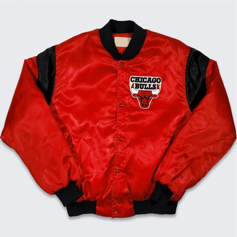 80’s Chicago Bulls Red Bomber Jacket