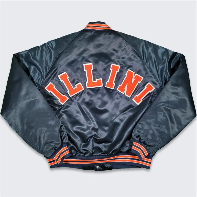 80’s Illinois Ilini Bomber Jacket