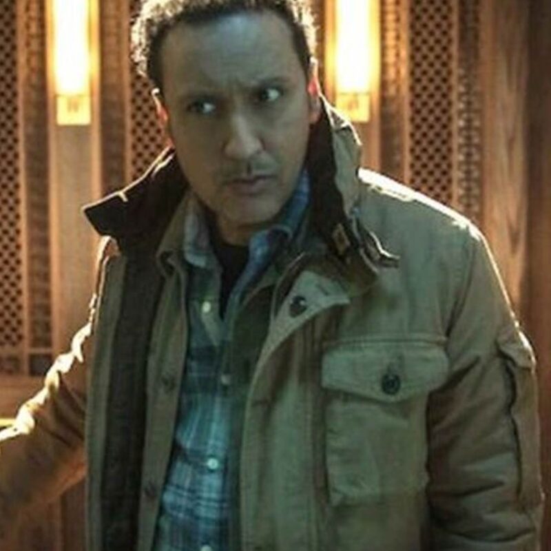 Evil Season 3 Aasif Mandvi Brown Jacket