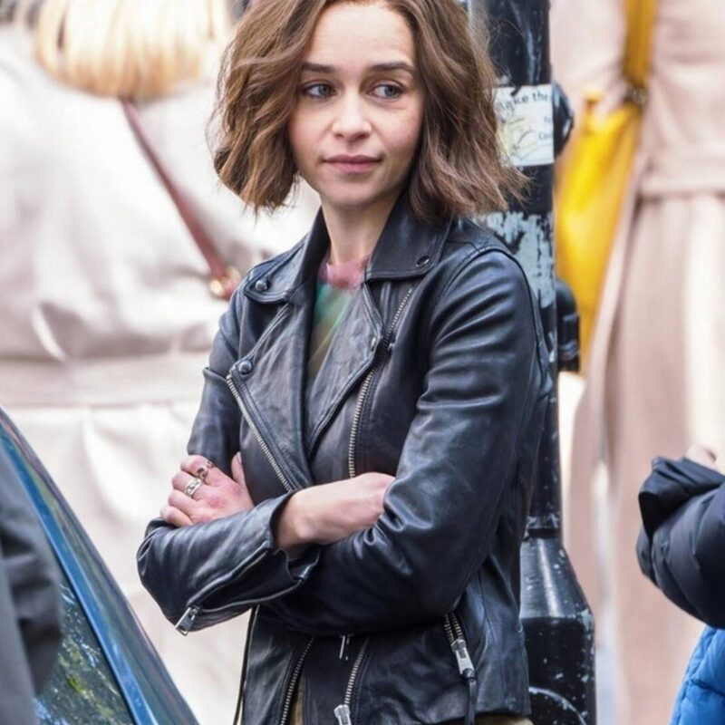 Emilia Clarke Secret Invasion Leather Jacket