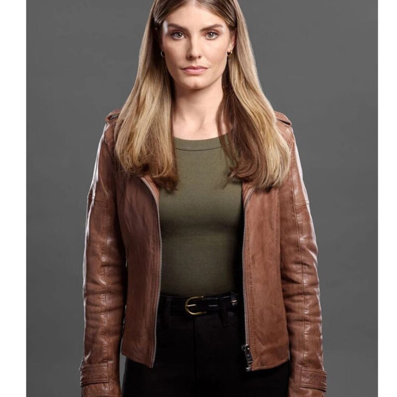 Quantum Leap Caitlin Bassett Leather Jacket