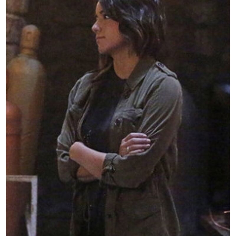 Agents of Shield Season 3 Chloe Bennet Green Jacket