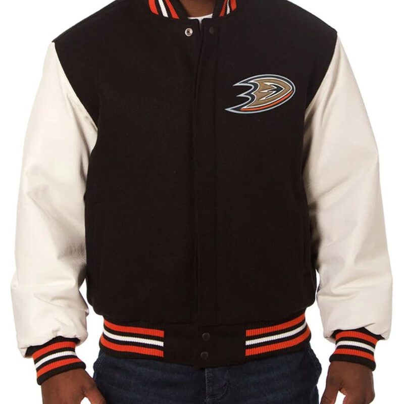 Anaheim Ducks Two Tone Varsity Jacket