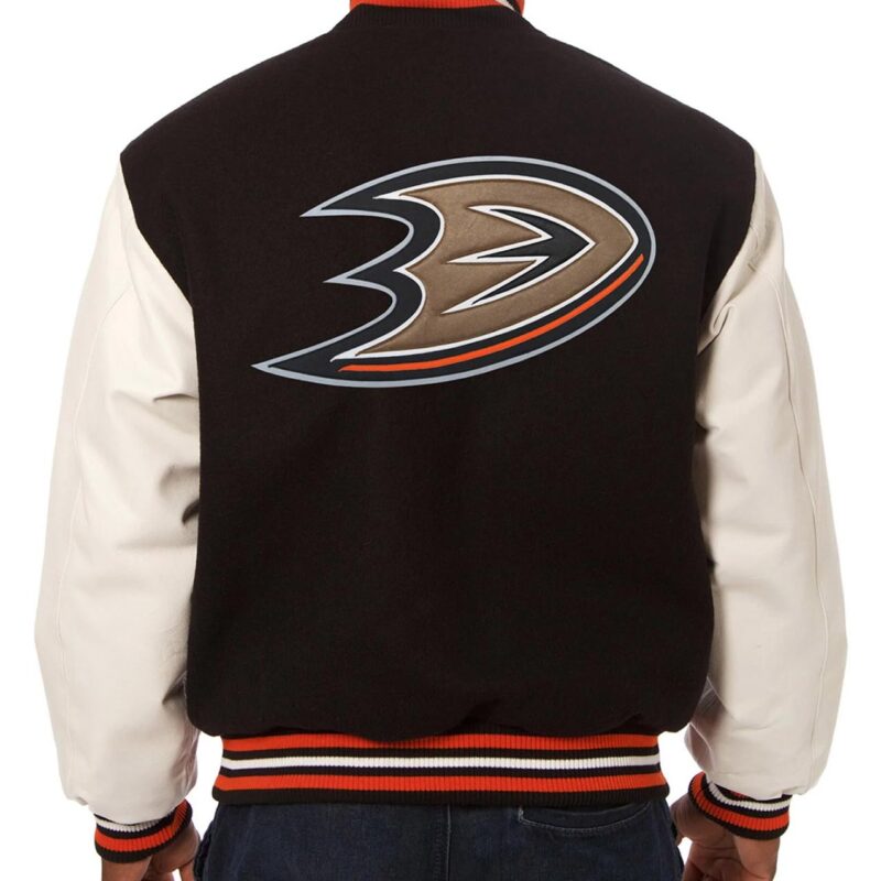 Anaheim Ducks Two Tone Varsity Jacket