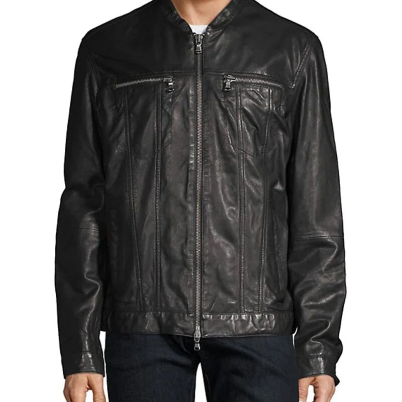 FBI International Carter Redwood Leather Jacket