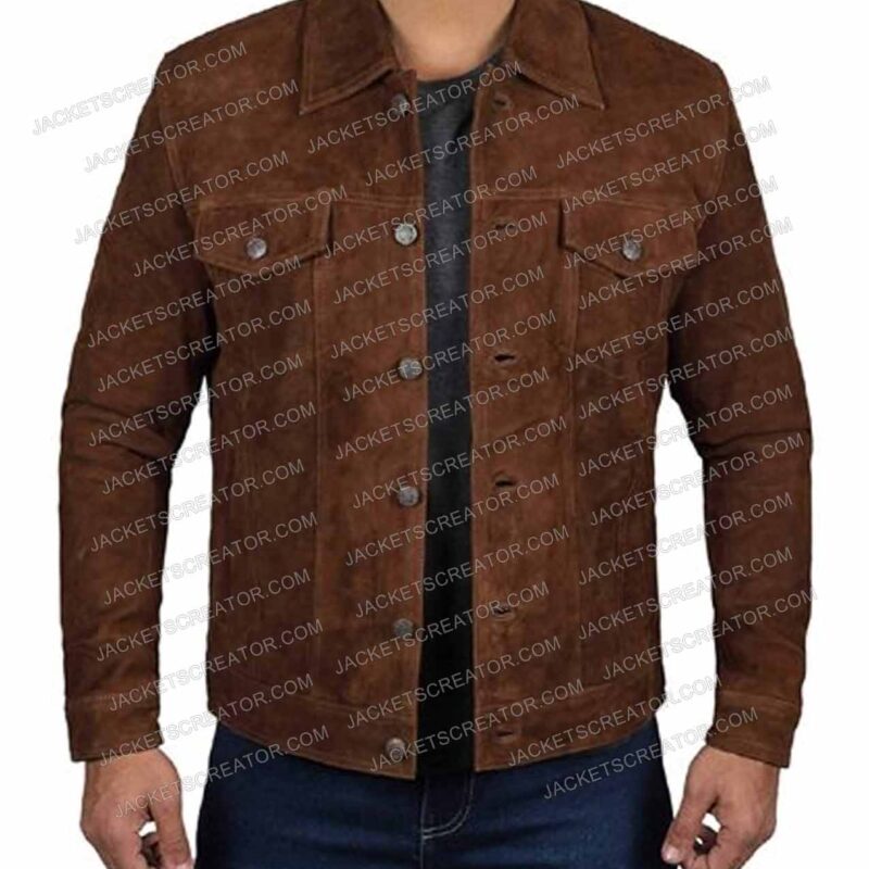 Last Light Matthew Fox Suede Jacket