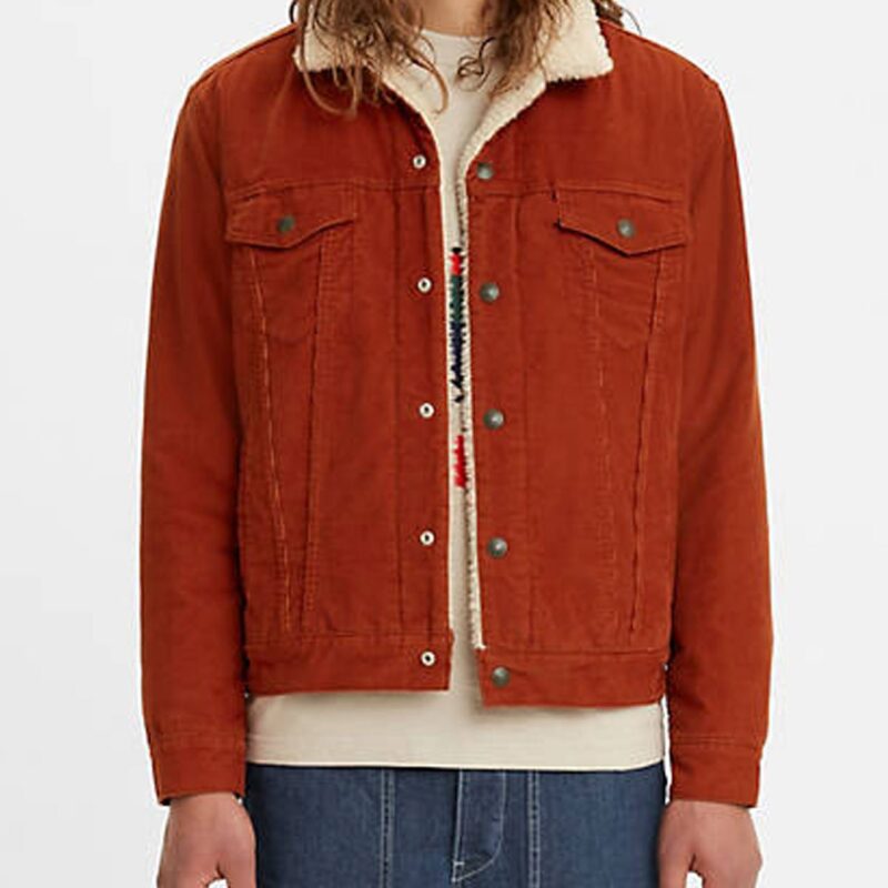 Riverdale Season 6 K.J. Apa Corduroy Sherpa Trucker Jacket