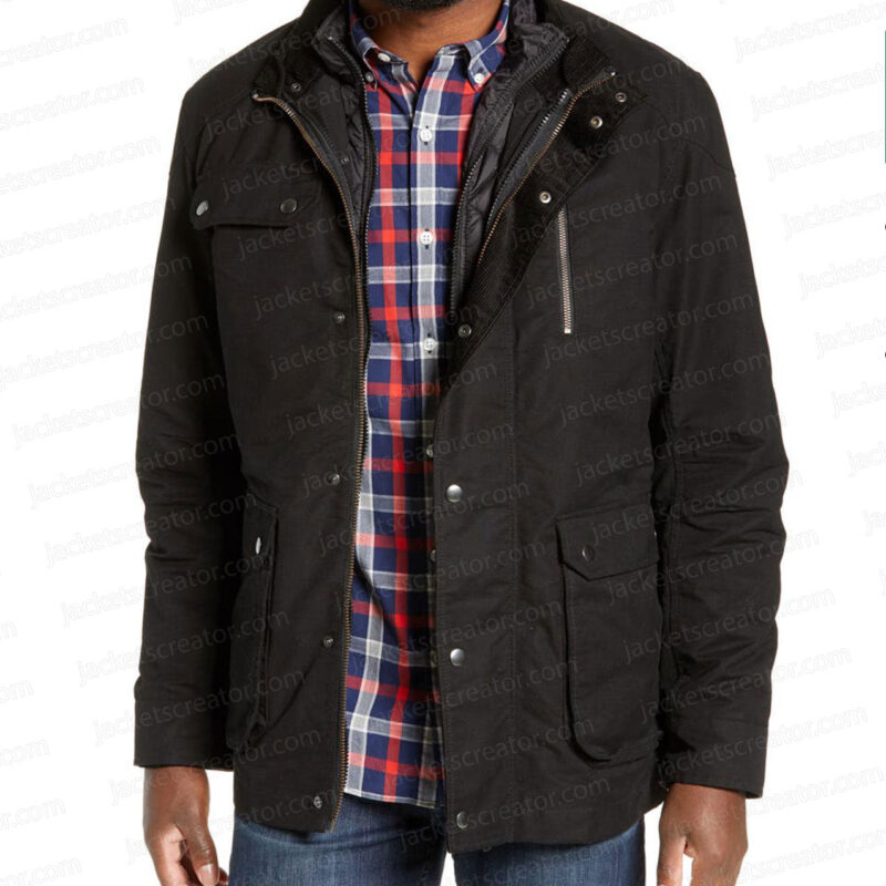 FUBAR Luke Brunner Black Cotton Jacket