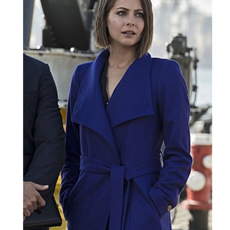 Arrow Season 4 Willa Holland Blue Coat