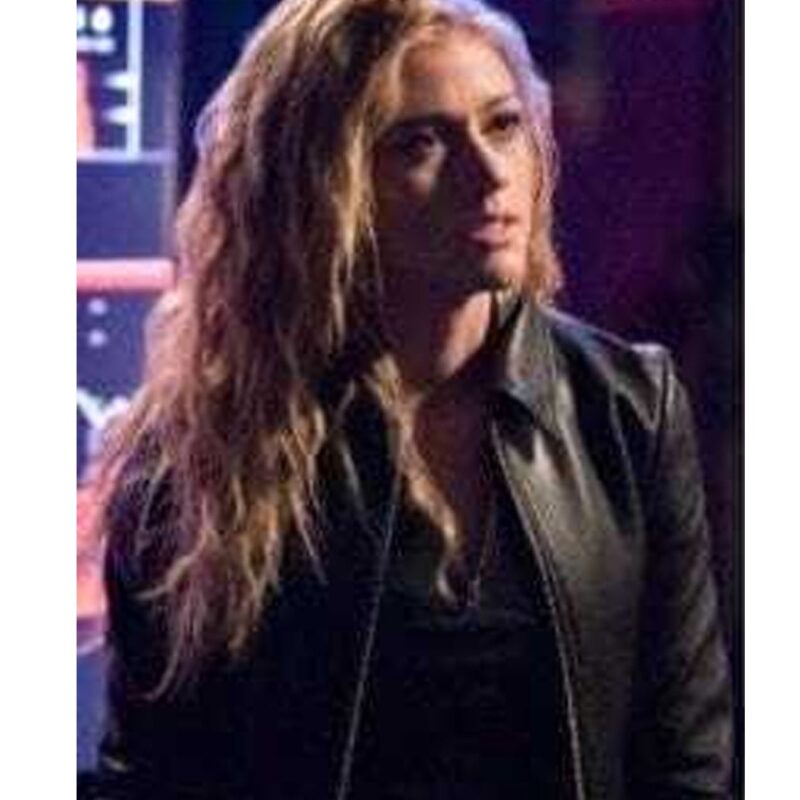 Arrow Season 7 Katherine Mcnamara Leather Jacket