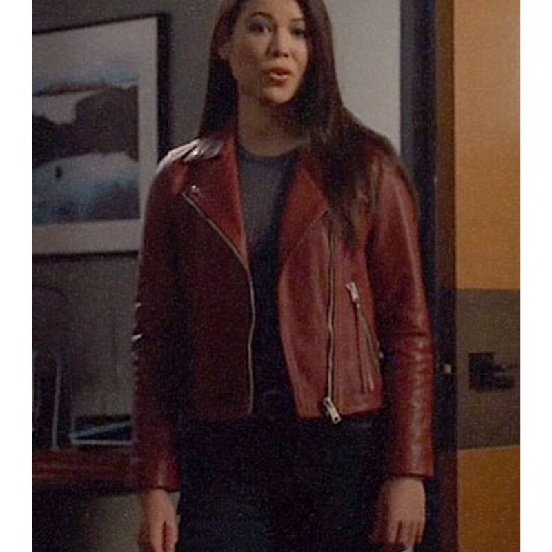 Arrow S07 Sea Shimooka Red Leather Jacket