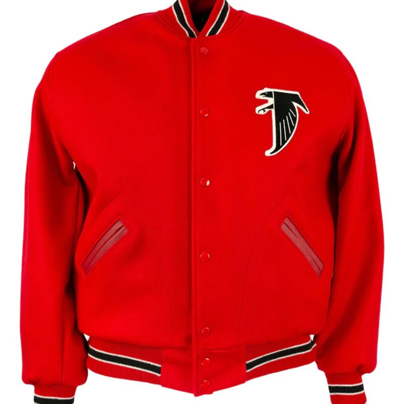 Atlanta Falcons 1967 Red Wool Jacket