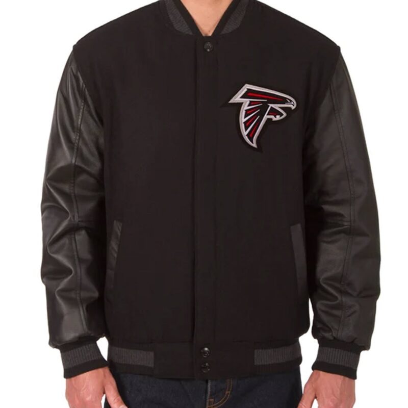 Atlanta Falcons Varsity Black Jacket