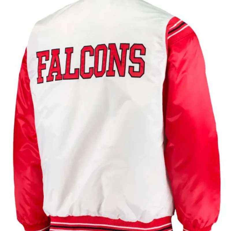 Atlanta Falcons Starter Red and White Jacket