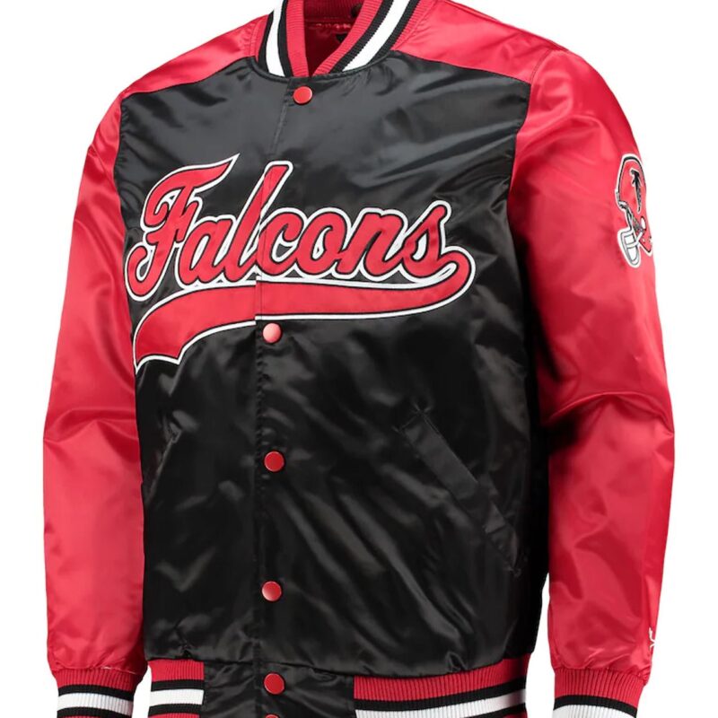 The Tradition II Atlanta Falcons Red and Black Jacket