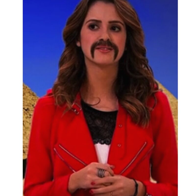 Austin & Ally Laura Marano Red Cropped Jacket