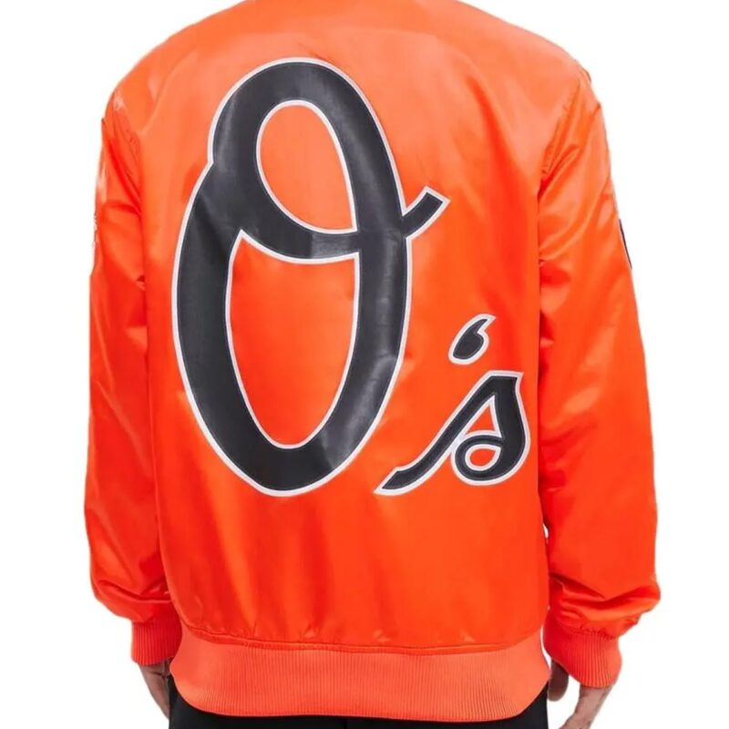 Baltimore Orioles Orange Satin Jacket