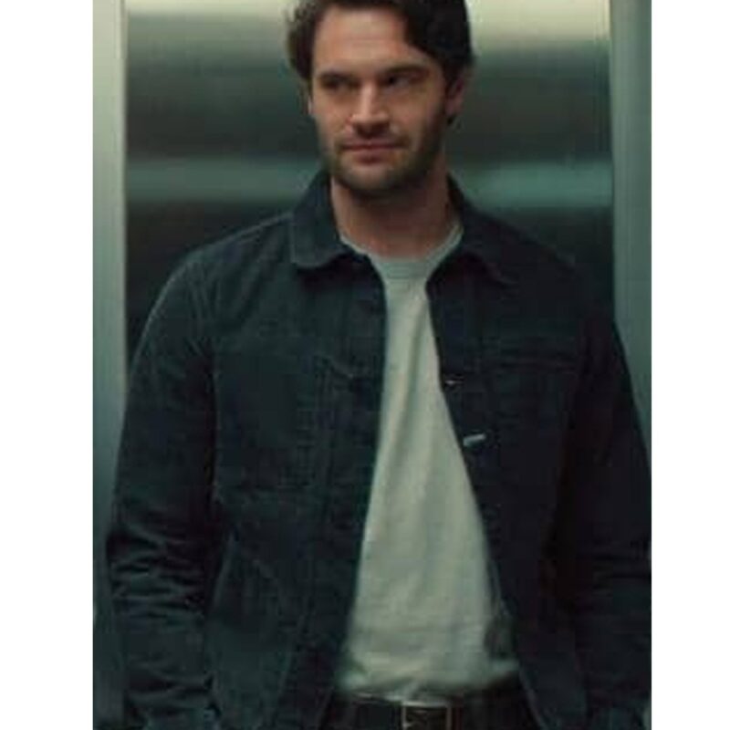 Based on a True Story Tom Bateman Black Denim Jacket