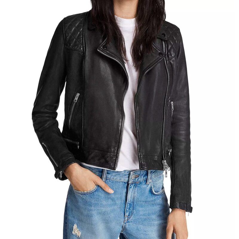 Switched at Birth S05 Vanessa Marano Quilted Leather Jacket