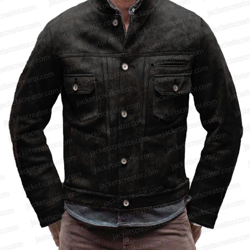 Big Sky S03 Jensen Ackles Black Suede Jacket