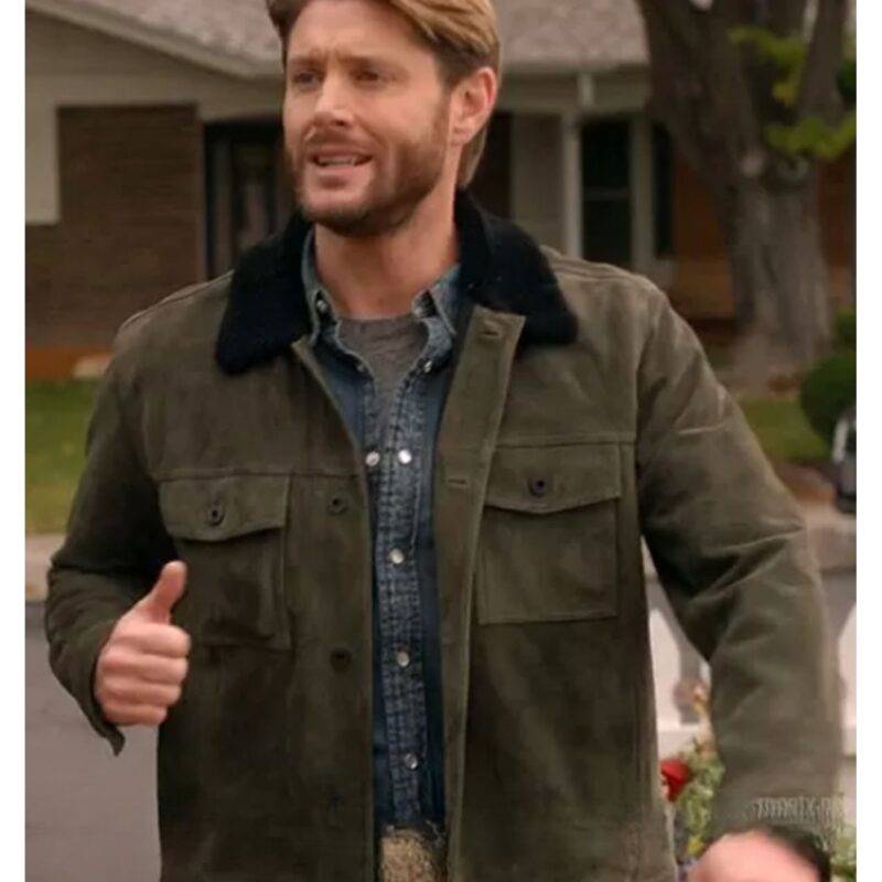 Big Sky Season 3 Jensen Ackles Green Suede Jacket