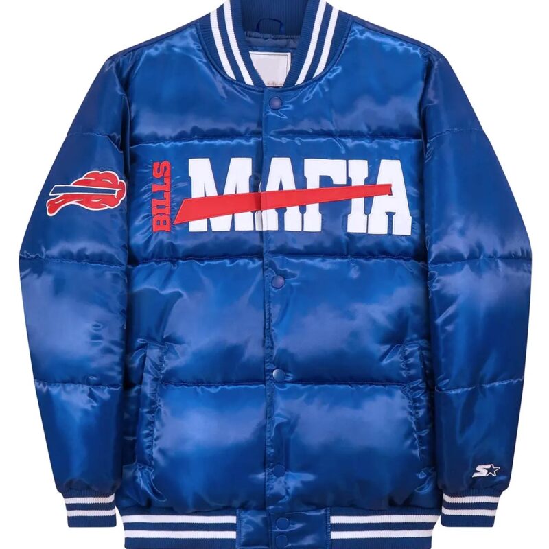 Buffalo Bills Mafia Blue Puffer Jacket
