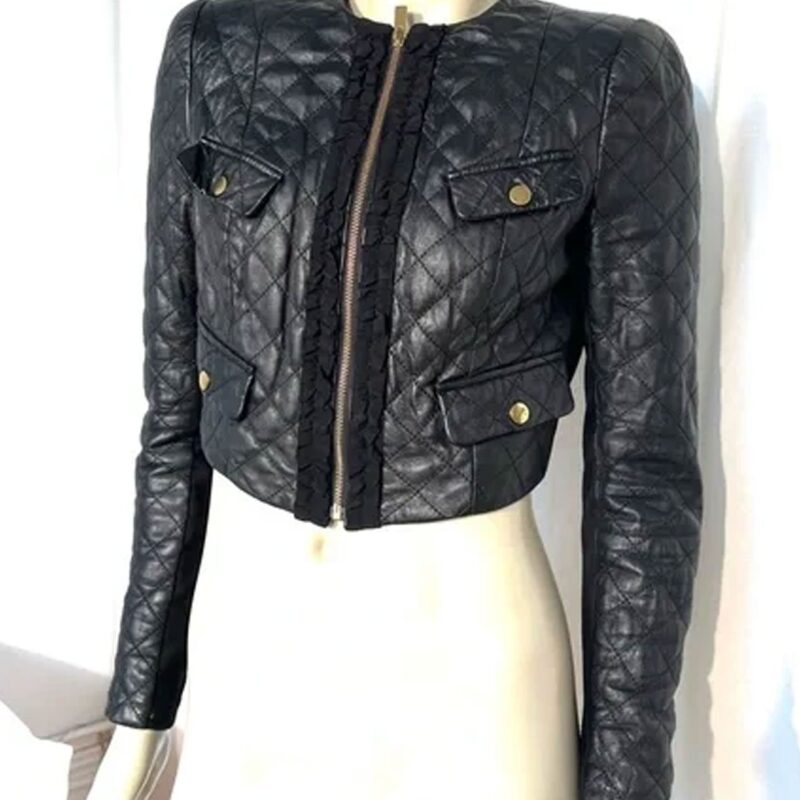 The Company You Keep Sarah Wayne Callies Quilted Leather Jacket