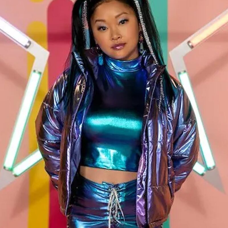 Lana Condor Boo Bitch Purple Jacket