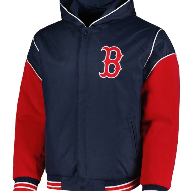Navy/Red Boston Red Sox Hoodie Jacket