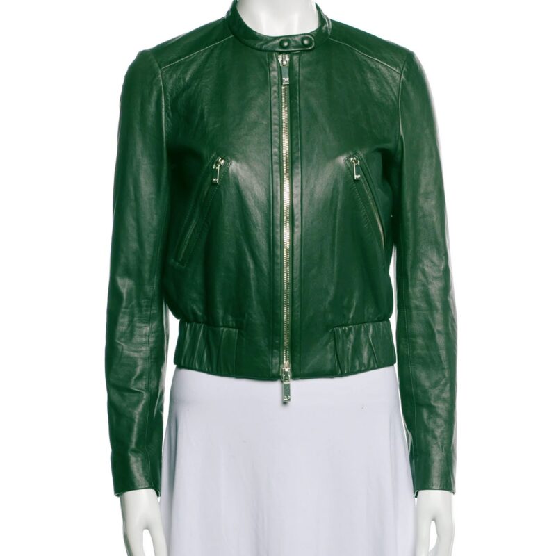 The Originals S03 Leah Pipes Green Leather Jacket