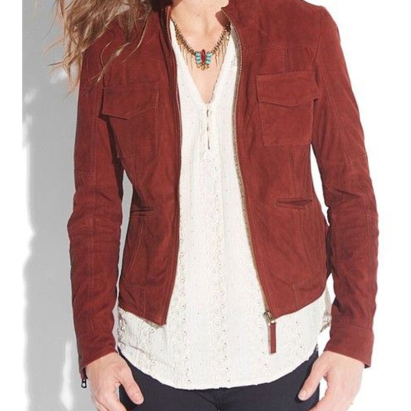 Legacies Season 4 Candice King Suede Jacket