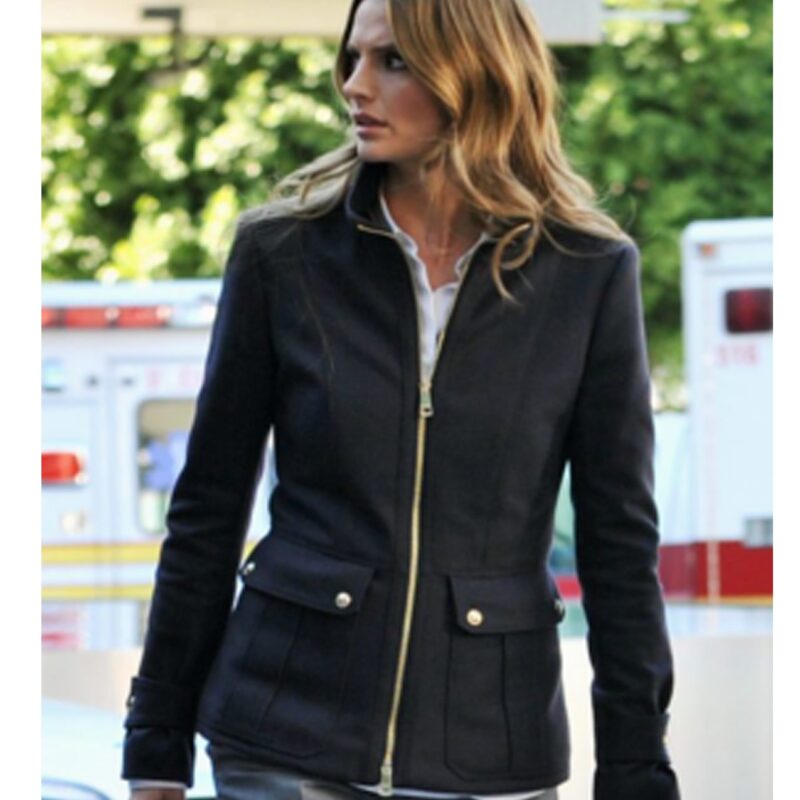 Castle S05 Stana Katic Black Wool Jacket