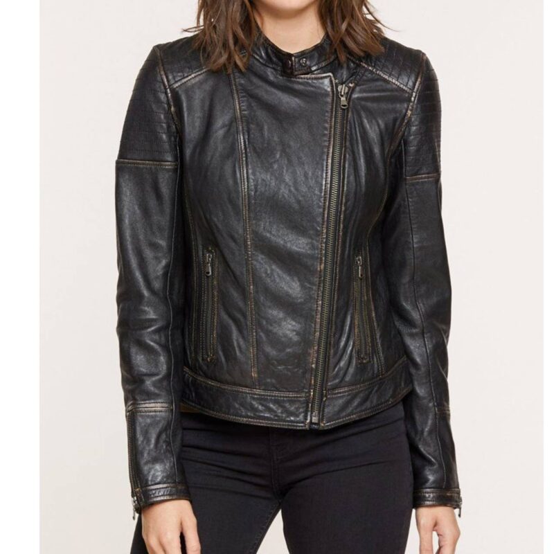 Chelsea Lambskin Motorcycle Leather Jacket