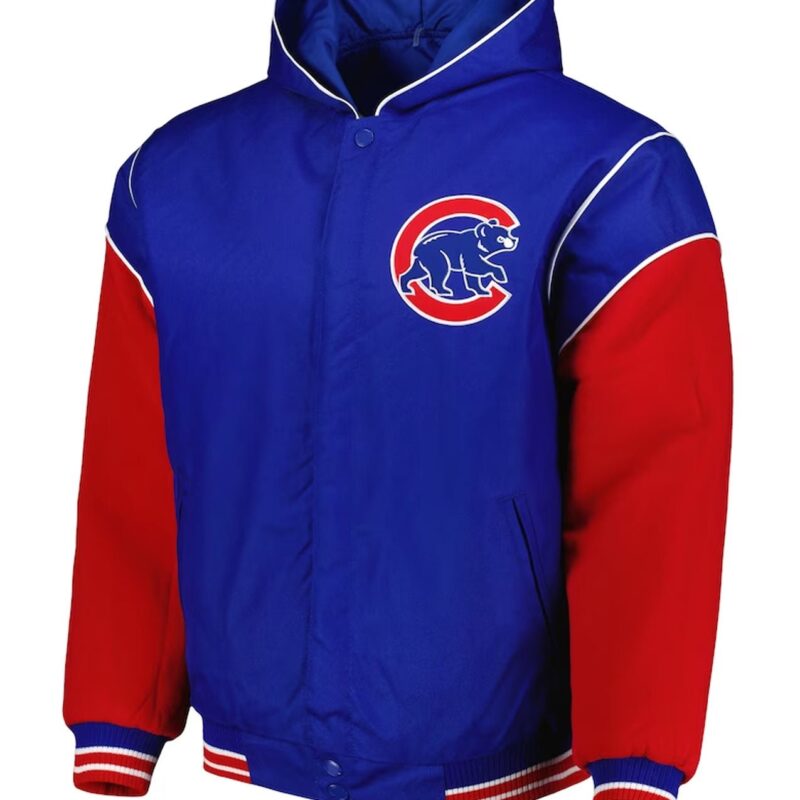 Royal/Red Chicago Cubs Hoodie Jacket