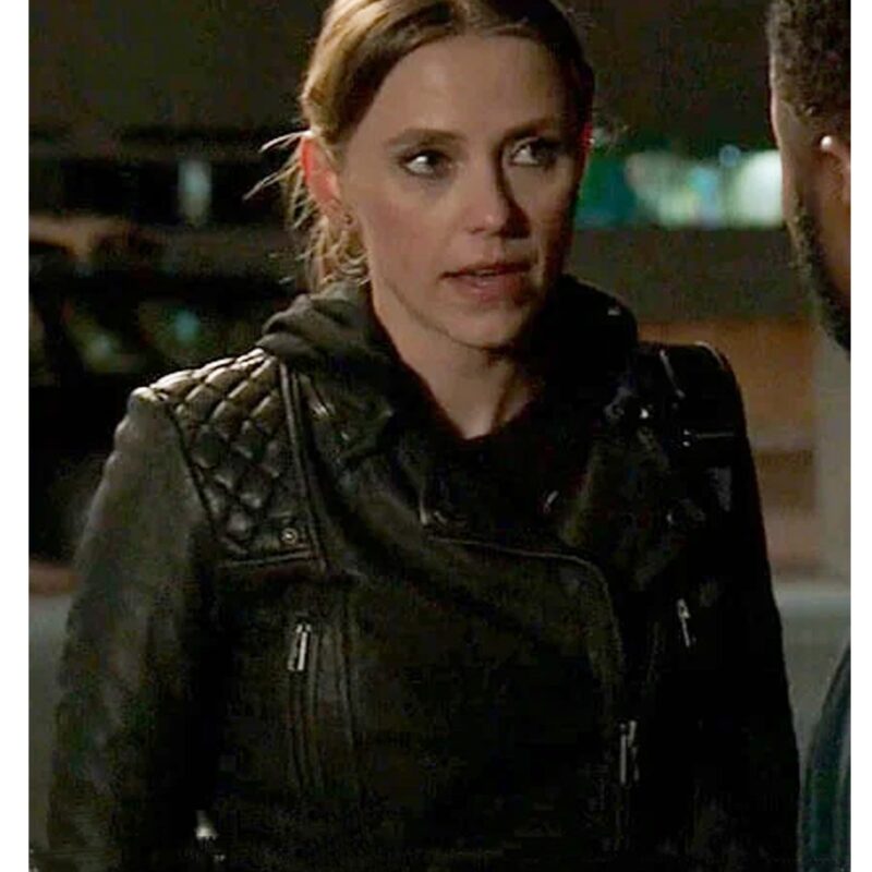 Chicago Med S07 Riley Voelkel Leather Jacket