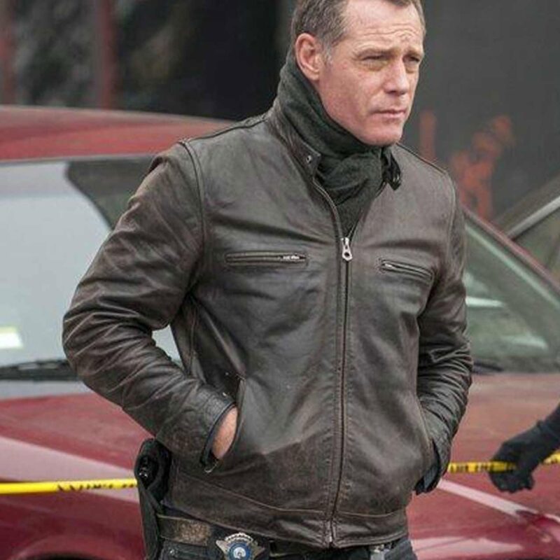 Chicago P.D. Season 10 Jason Beghe Leather Jacket