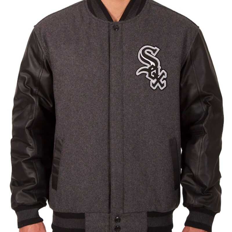 Chicago White Sox Back Letterman Wool/Leather Jacket