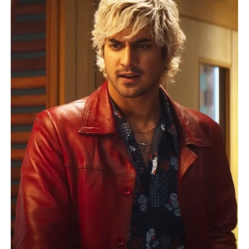 Choose Love Avan Jogia Red Leather Jacket