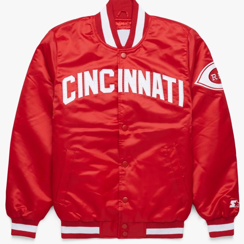 Cincinnati Reds Red Satin Jacket