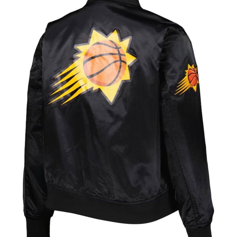 Classics Phoenix Suns Black Satin Jacket
