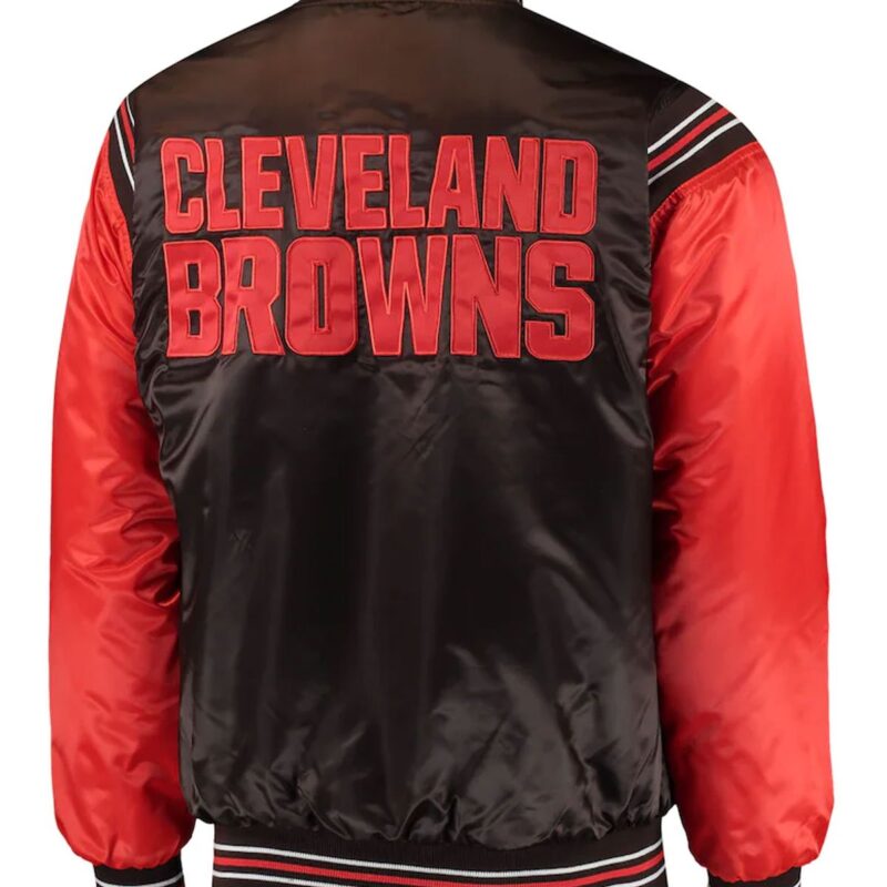 Cleveland Browns Starter Red and Black Jacket