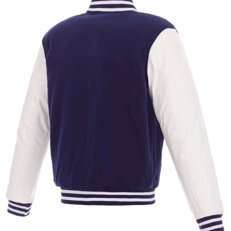Cleveland Cavaliers Varsity Navy Blue and White Jacket