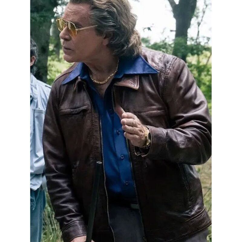 Cocaine Bear Ray Liotta Leather Jacket