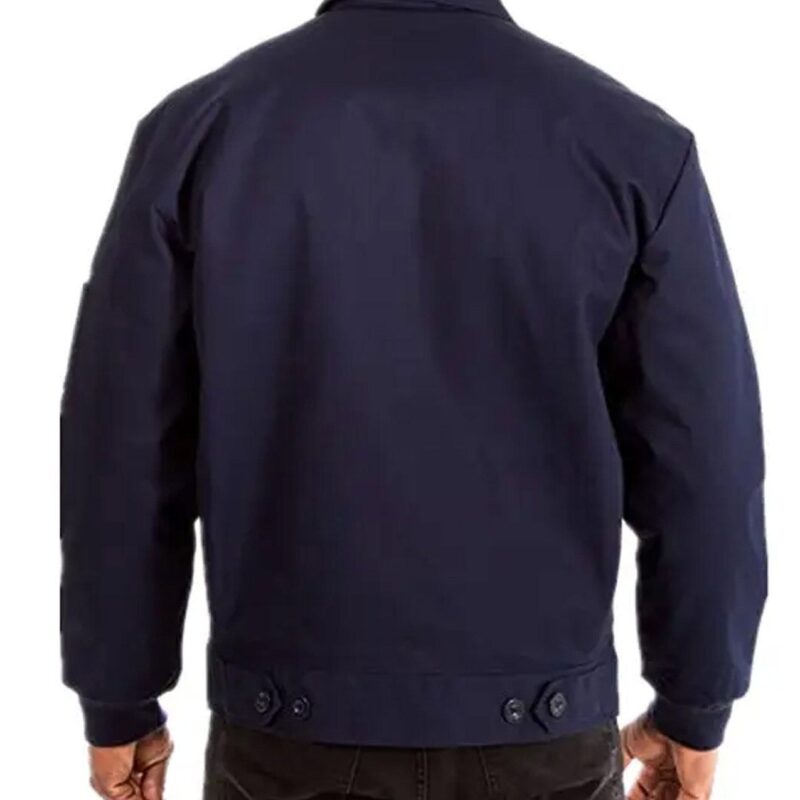 Columbus Blue Jackets Workwear Navy Cotton Jacket