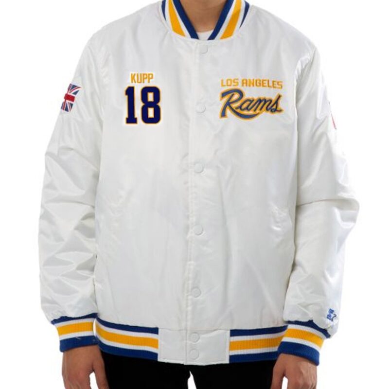 Los Angeles Rams Cooper Kupp White Jacket