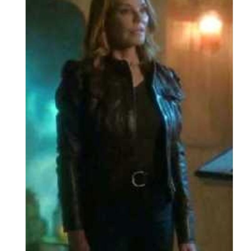 CSI Vegas S02 Marg Helgenberger Black Leather Jacket