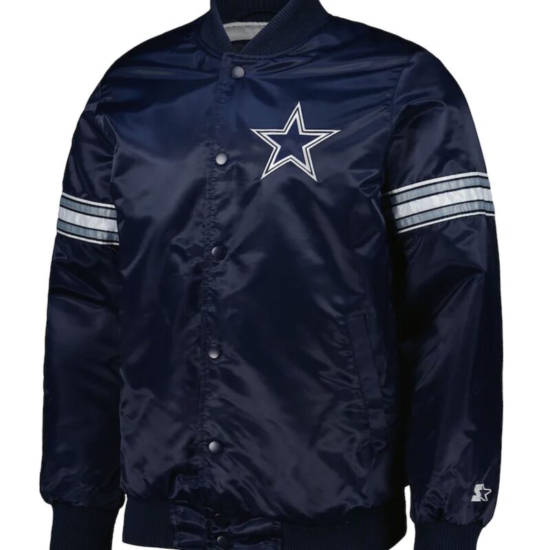 The Pick and Roll Dallas Cowboys Navy Blue Jacket