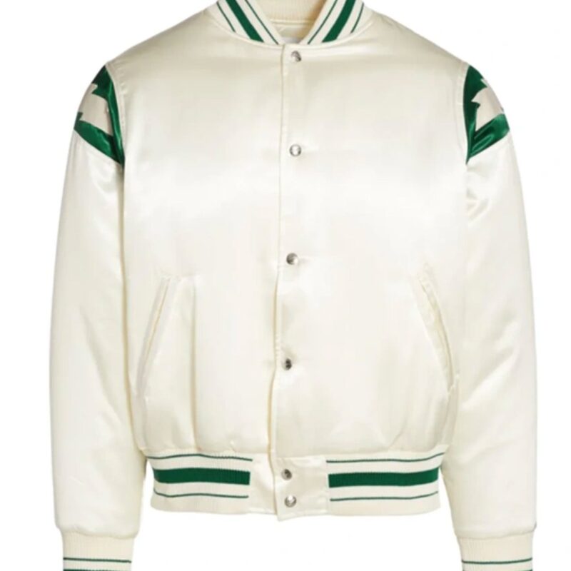 All American Homecoming Peyton Alex Smith Cream Jacket